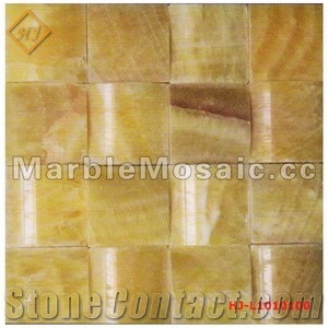 China Yellow Onyx Mosaic