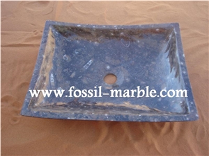 Fossil Brown Sinks, Wash Basins, Limestone
