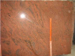 Multicolor Red Granite Slab Multicolor Red Granite Slab