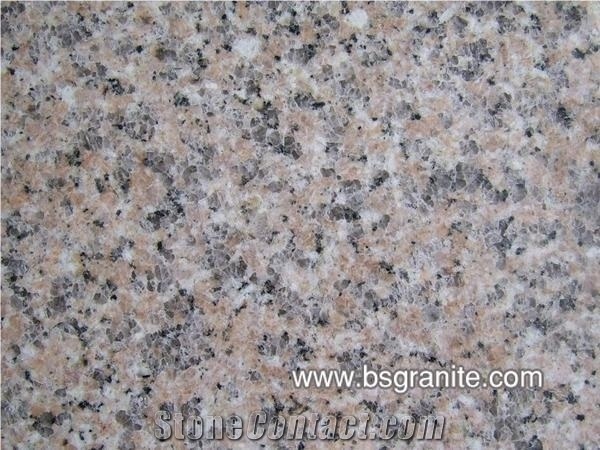 G364 Granite, China Pink Granite Tiles, Flamed, Bush Hammered, Paving Stone, Courtyard, Driveway, Exterior Pattern, Stepping Stone, Pavers, Pavements, Blind Stones, Drainage