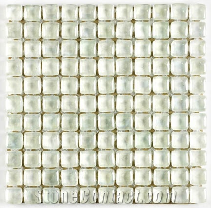 White Glass Mosaic Tile