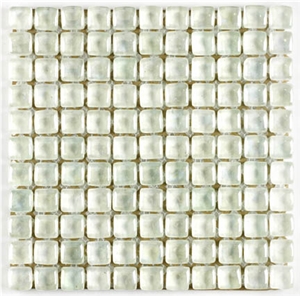 White Glass Mosaic Tile