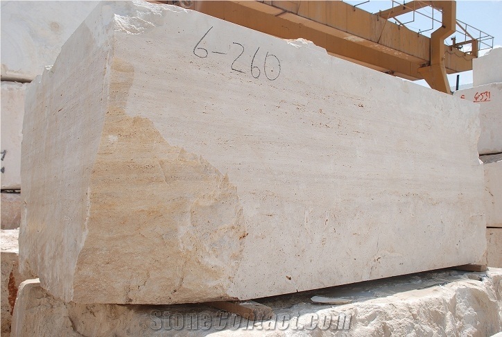 Vein Cut Ivory Travertine Light Blocks,beige Travertine