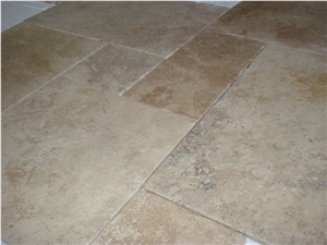 3cm X Travertine French Pattern,beige Travertine