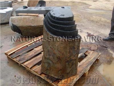Basalt Parking Stone with Rilled