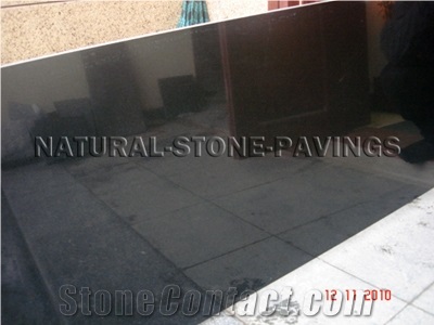 Black Granite Slab