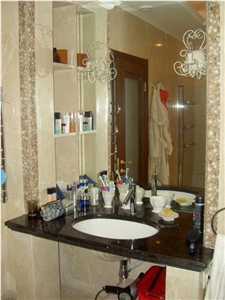 Antique Brown Granite Vanity Top