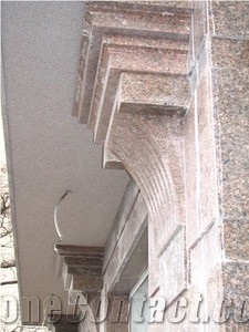 Flower Of Ukraine Cornice,granite Corbel