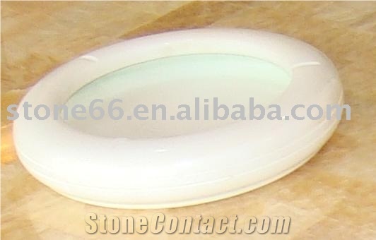 White Marble Craft Ashtray
