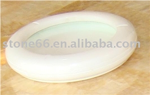 White Marble Craft Ashtray White Marble Craft Ashtray