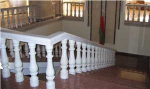 Balusters and Railings in Bursa Beige Marble