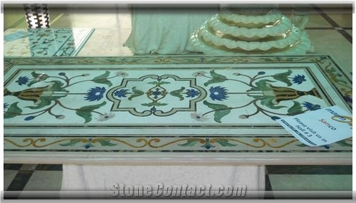 Marble Inlay Mosaic Medallions