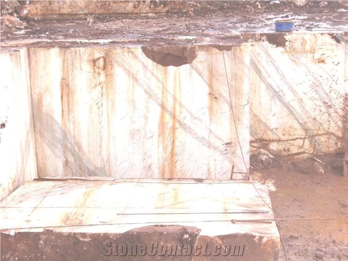 Volakas White Marble Block