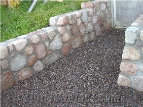 Whole and Split Granite Wallstone