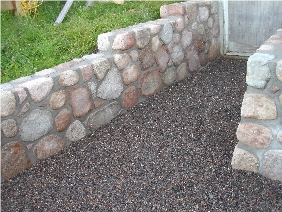 Whole and Split Granite Wallstone