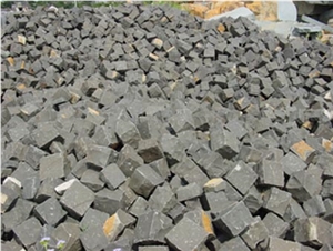 Black Basalt Cube,cobble Stone