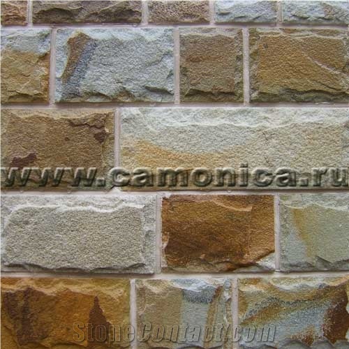 Rustic Slate Mushroom Wall Cladding