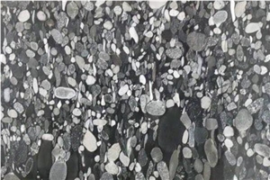 Black Mosaic Granite Slabs & Tiles