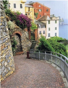 Porfido Sarentino Rosso Paving Stone