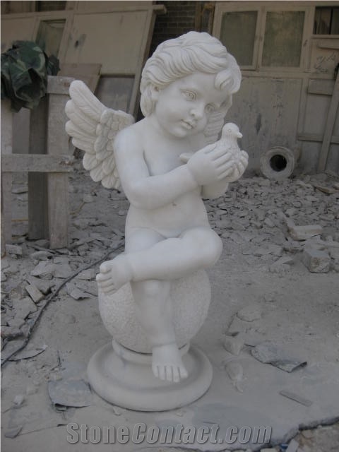White Marble Statues
