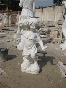 White Marble Statues