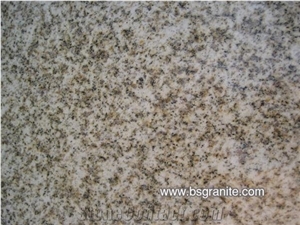 Yellow Rust Granite, Shandong Granite Slab, China Shandong Laizhou Granite Slab, Cladding Tile, Floor Tile, Stone Slab, Kerbstone, Step and Riser, Paver