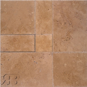 Cappuccino Versailles Pattern Polished Travertine Cappuccino Versailles Pattern Polished Travertine