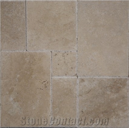 Hazelnut Versailles Pattern Travertine,beige Travertine