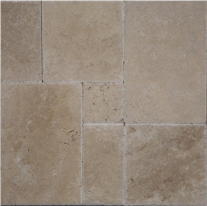 Hazelnut Versailles Pattern Travertine