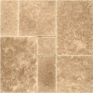 Walnut Premium Versailles Pattern Travertine