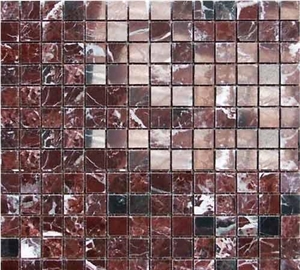 Rosso Levanto Marble Mosaic Rosso Levanto Marble Mosaic