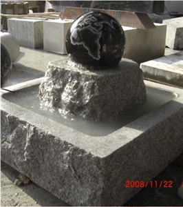 Fountain, Stone Ball Fountain, Stone Ball