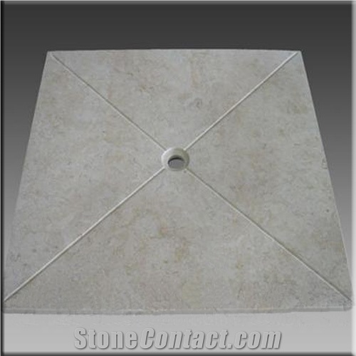 Grey Limestone Shower Tray
