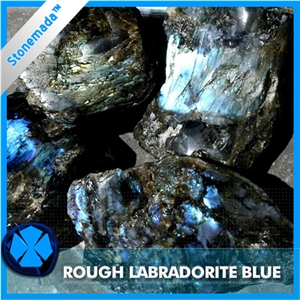 Rough Labradorite Blue Granite Block Rough Labradorite Blue Granite Block