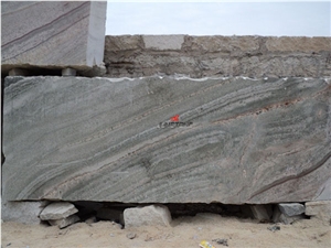 Silver Silk Granite Block