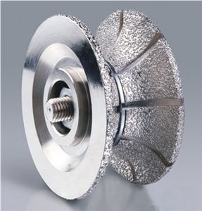 Vacuum Brazed Full Bullnose Profile Wheels