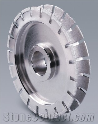 Vacuum Brazed Full Bullnose Profile Wheels