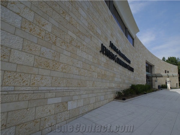 Yellow Slate Exterior Cladding Chiseled and Honed Walling