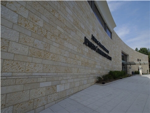 Yellow Slate Exterior Cladding Chiseled and Honed Walling