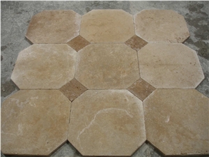 Octagon Travertine Pavers,beige Travertine Octagon Travertine Pavers,beige Travertine