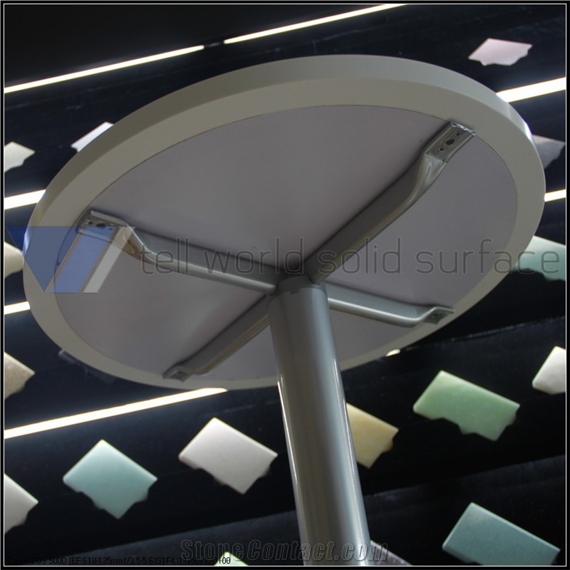 TW Easily Installed Square Solid Surface Table