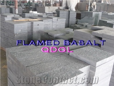 Grey Basalt Flame Tile