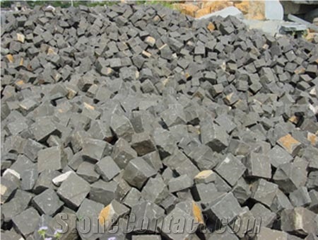 Vietnam Black Basalt Cube Stone