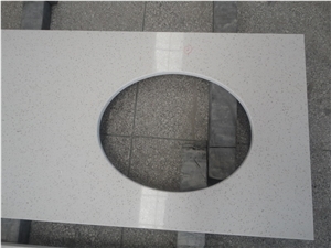 White Quartz Stone Vanities