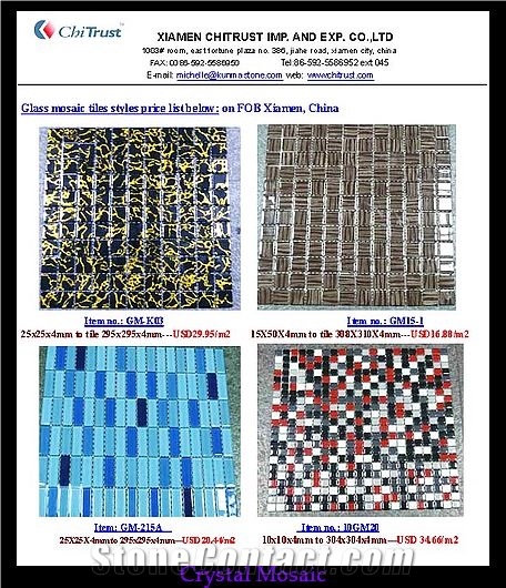 Glass Mosaic Tiles