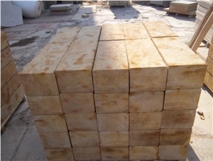 Golden Sandstone Kerbstone,china Yellow Sandstone