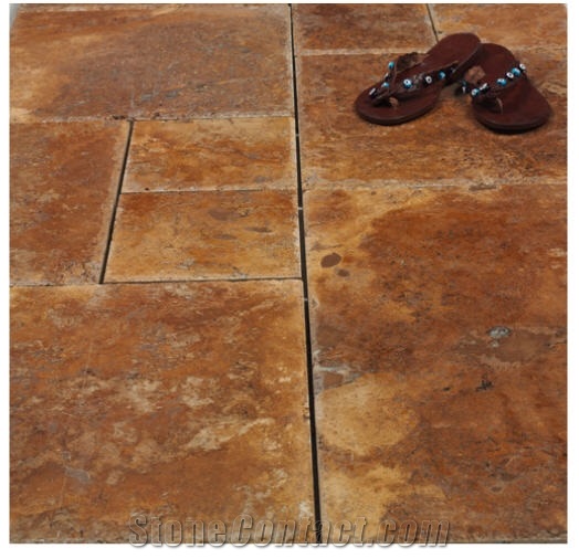 Kayseri Noce Travertine Floor Tile