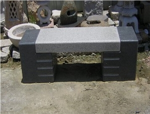 Bench G654&G603, White Granite Bench