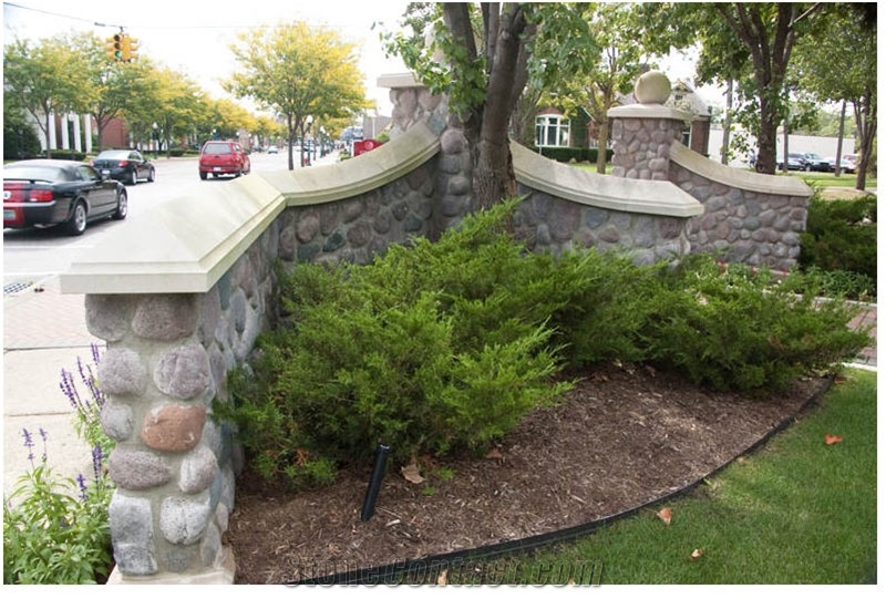 Indiana Limestone Wall Stone, Indiana Beige Limestone Wall