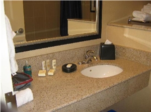 Sell Yellow Granite Vanity Top, G350 Yellow Granite Vanity Top